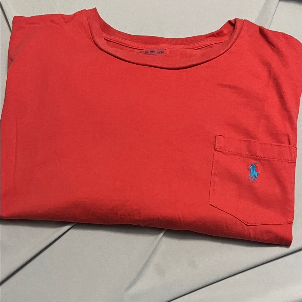Polo by Ralph Lauren Men's Bright Red Tee
